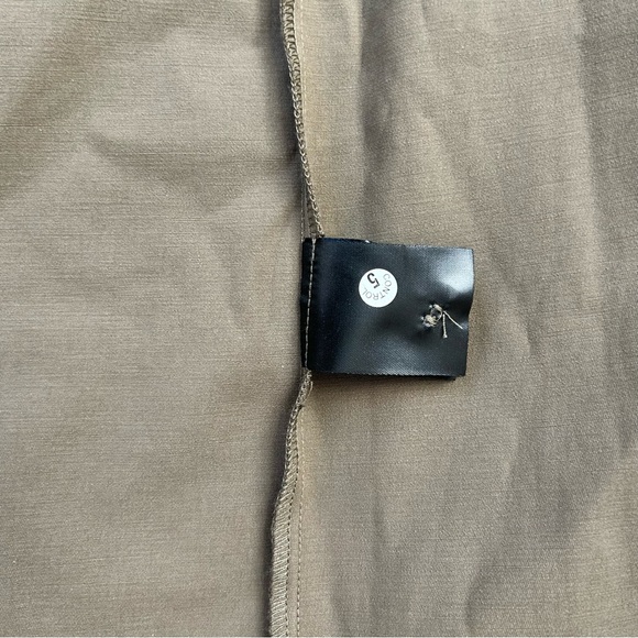 H&M EDITION Women’s Utility Wrap Skirt Dark Khaki Green Oversized Belt Pocket‎ 4 - Picture 12 of 15